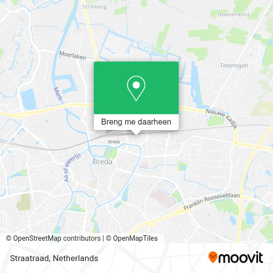 Straatraad kaart