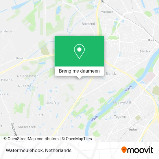 Watermeulehook kaart