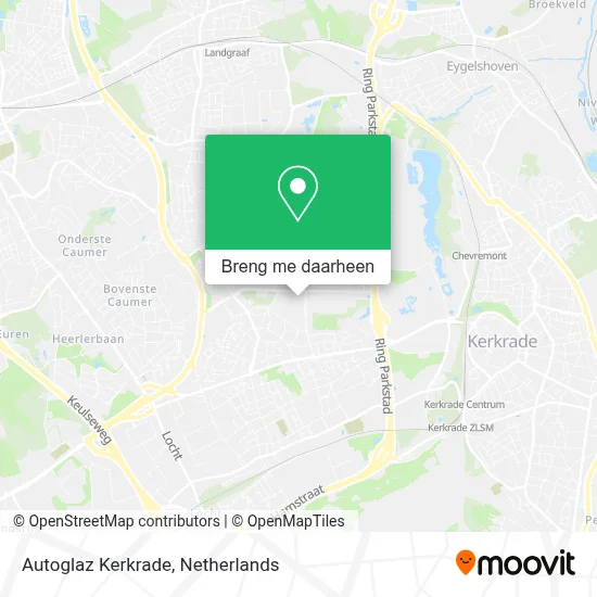 Autoglaz Kerkrade kaart