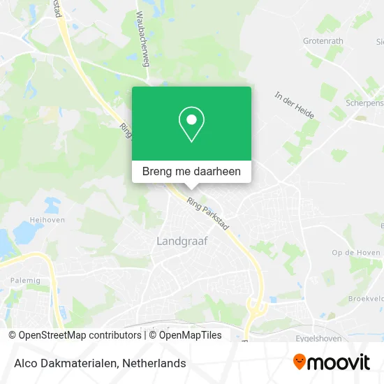 Alco Dakmaterialen kaart