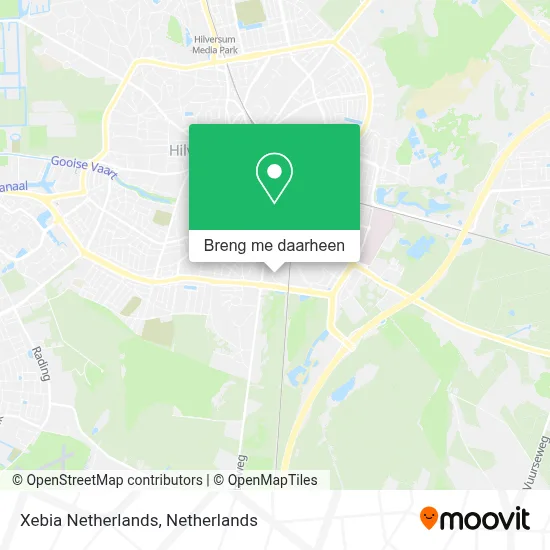 Xebia Netherlands kaart