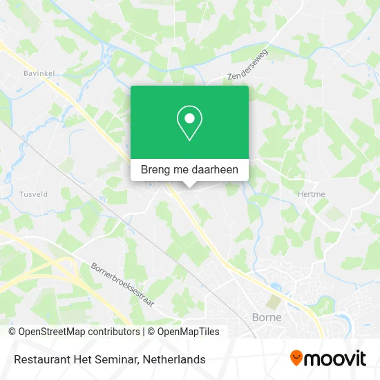 Restaurant Het Seminar kaart