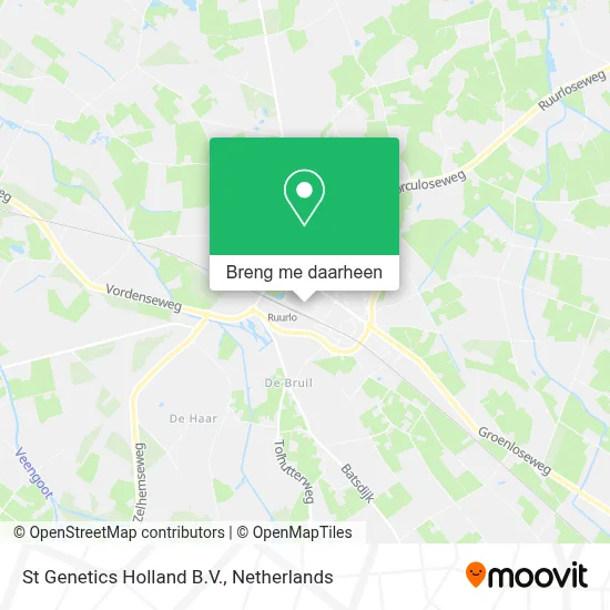 St Genetics Holland B.V. kaart