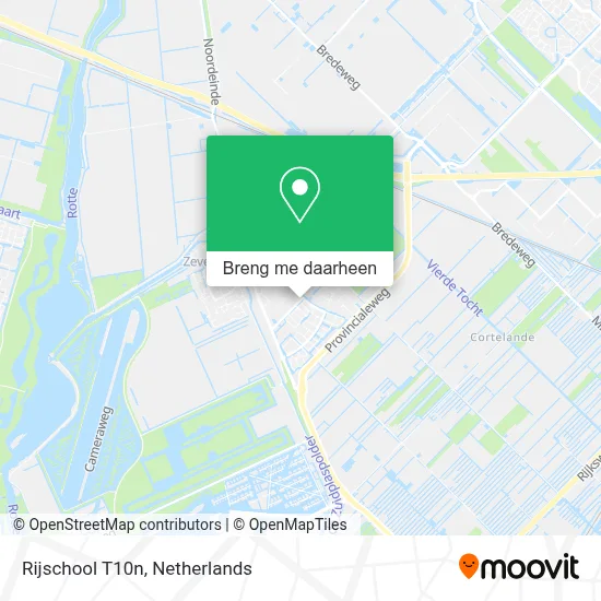 Rijschool T10n kaart
