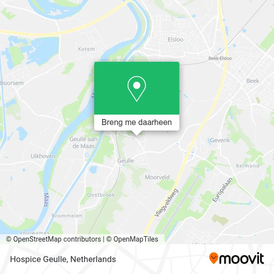 Hospice Geulle kaart