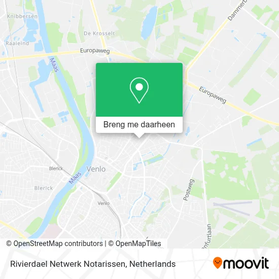 Rivierdael Netwerk Notarissen kaart