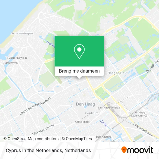Cyprus In the Netherlands kaart