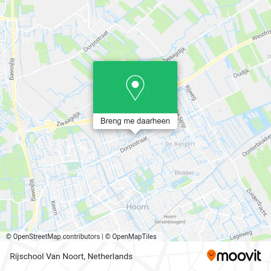 Rijschool Van Noort kaart
