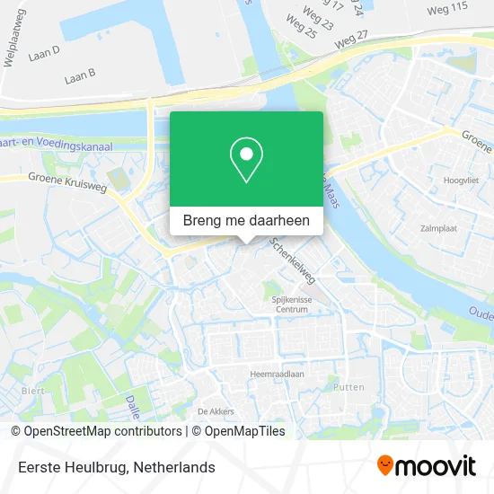 Eerste Heulbrug kaart