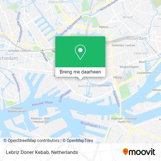 Lebriz Doner Kebab kaart