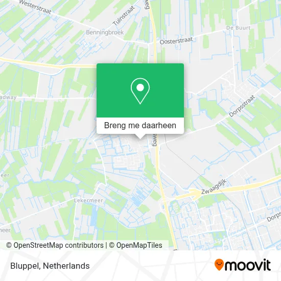 Bluppel kaart