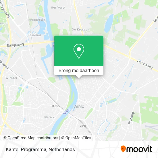 Kantel Programma kaart