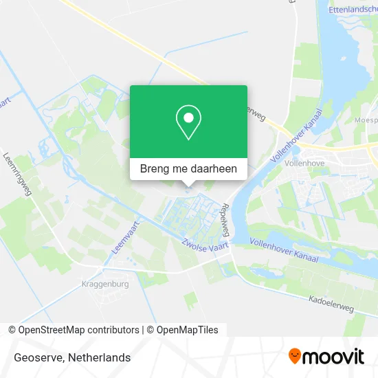Geoserve kaart
