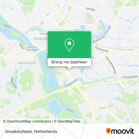 Sneakerplaats kaart