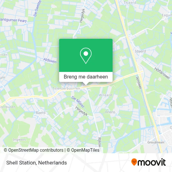 Shell Station kaart