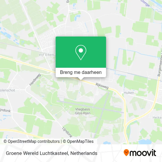 Groene Wereld Luchtkasteel kaart