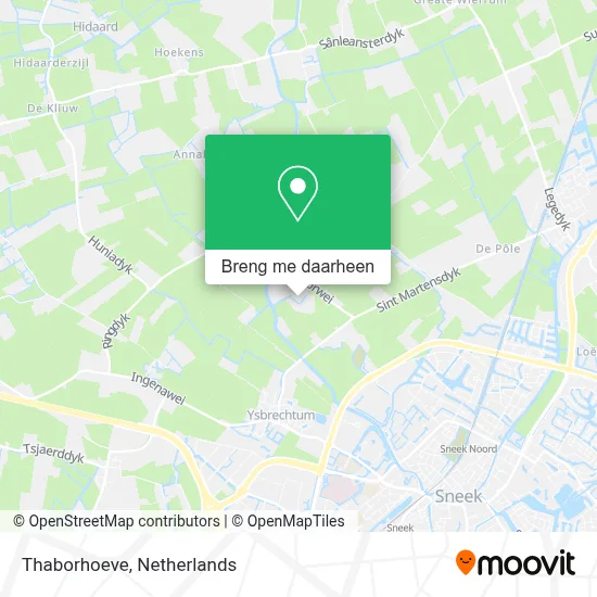 Thaborhoeve kaart