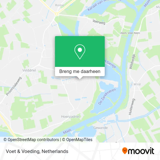 Voet & Voeding kaart