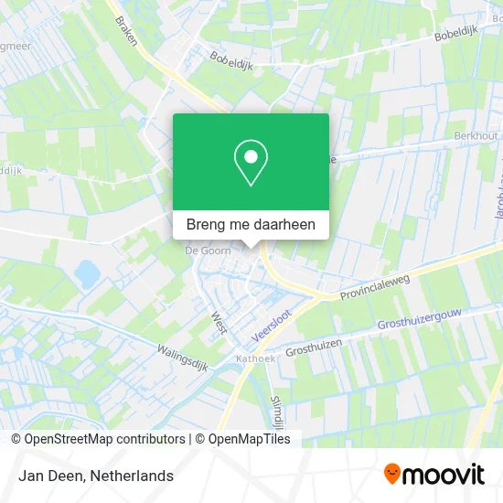 Jan Deen kaart