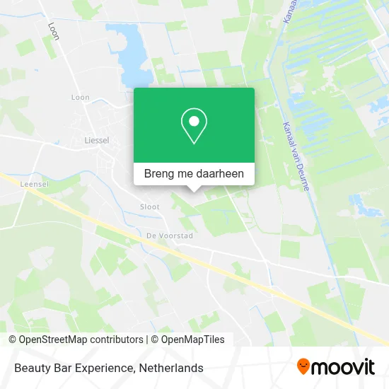 Beauty Bar Experience kaart