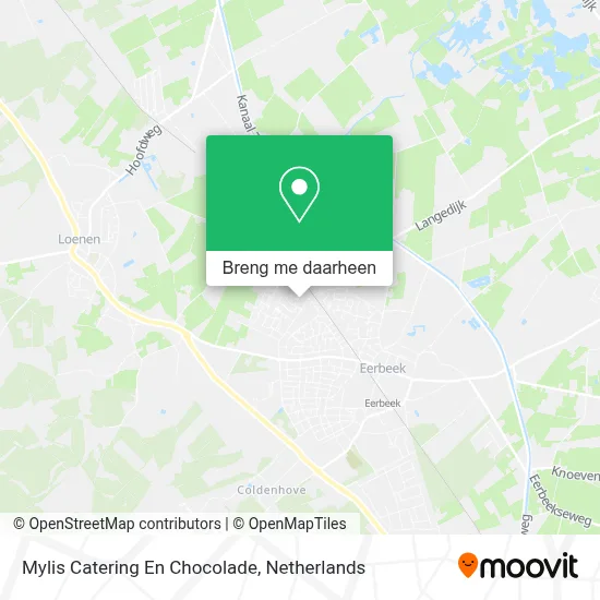 Mylis Catering En Chocolade kaart