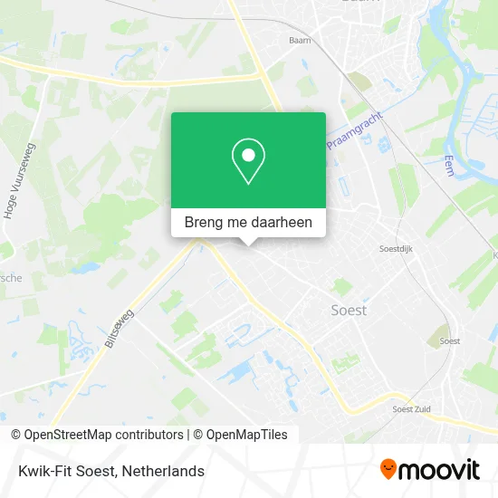 Kwik-Fit Soest kaart