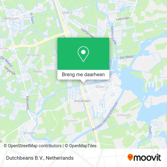 Dutchbeans B.V. kaart