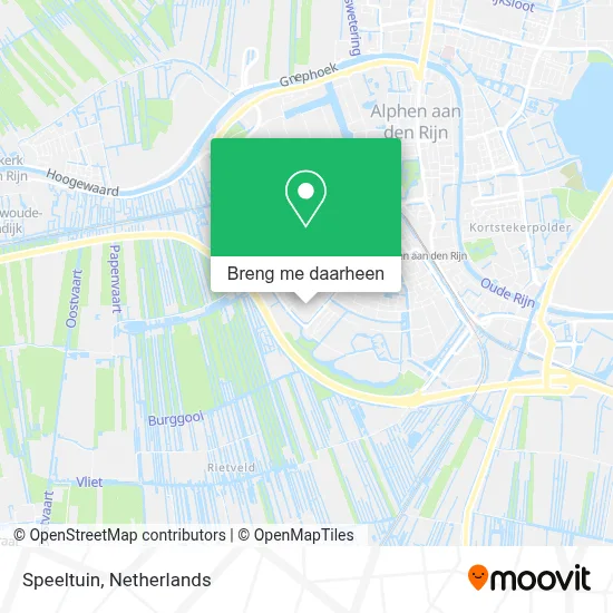 Speeltuin kaart