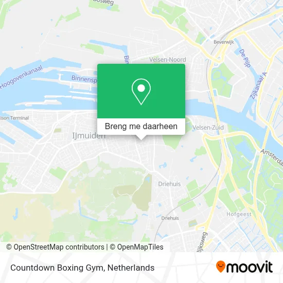 Countdown Boxing Gym kaart
