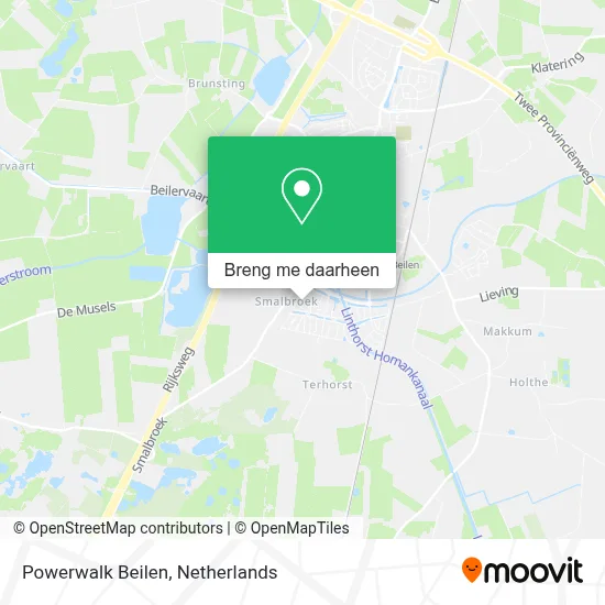 Powerwalk Beilen kaart