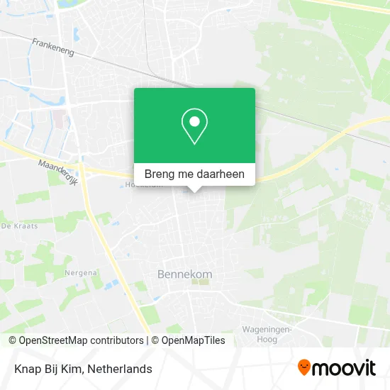 Knap Bij Kim kaart