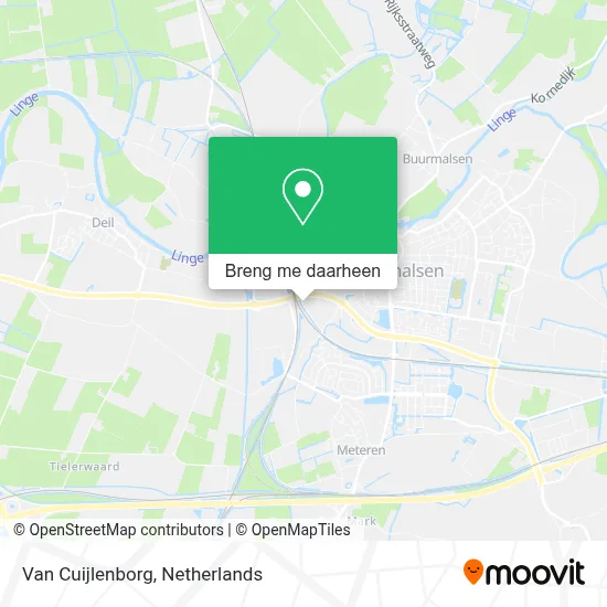 Van Cuijlenborg kaart