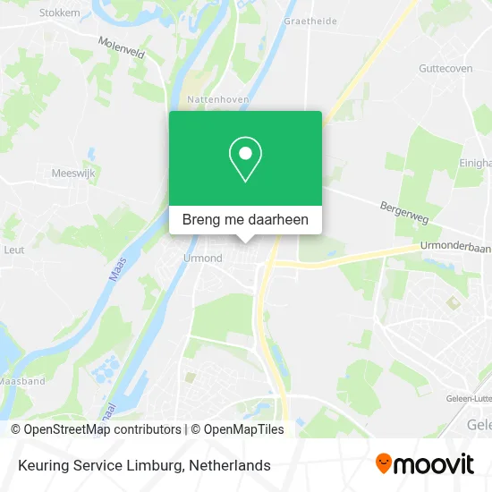 Keuring Service Limburg kaart