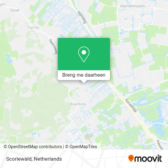 Scorlewald kaart