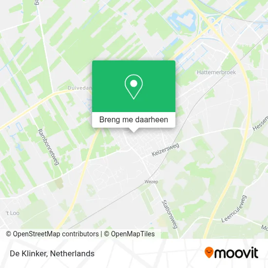 De Klinker kaart