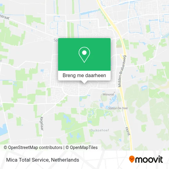 Mica Total Service kaart