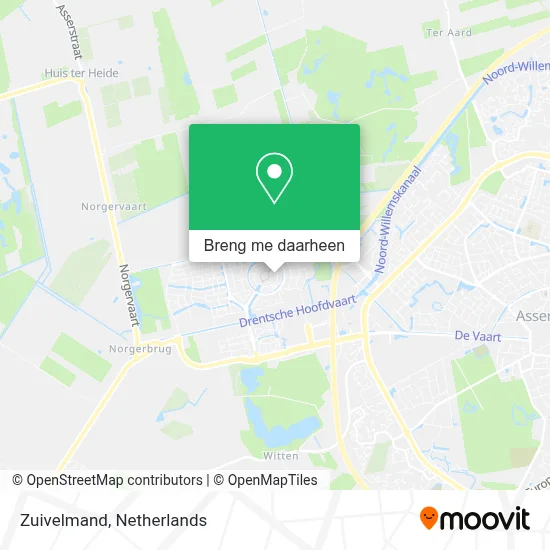 Zuivelmand kaart
