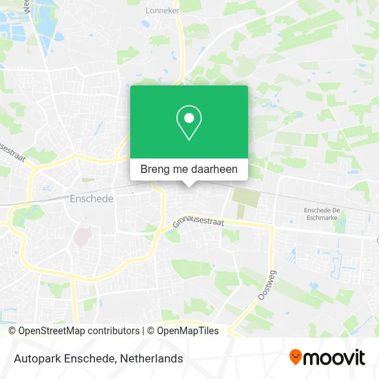 Autopark Enschede kaart