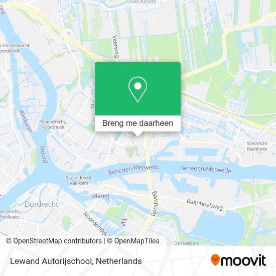 Lewand Autorijschool kaart