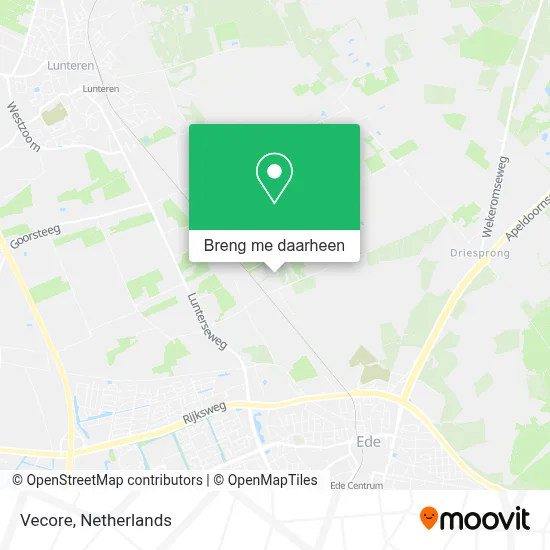 Vecore kaart