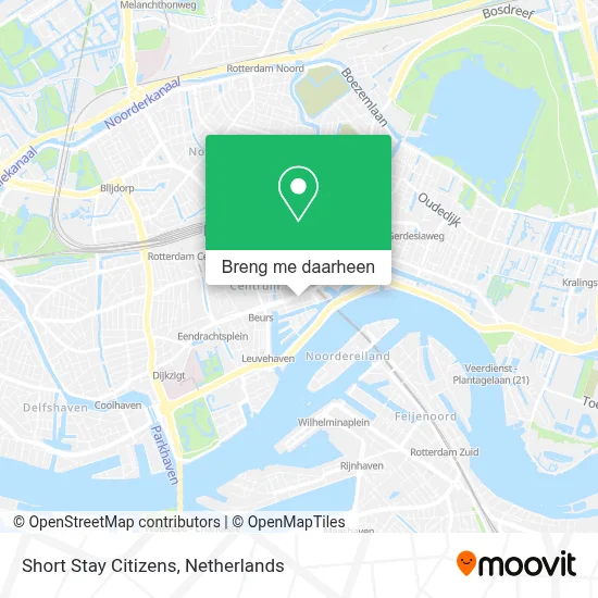 Short Stay Citizens kaart