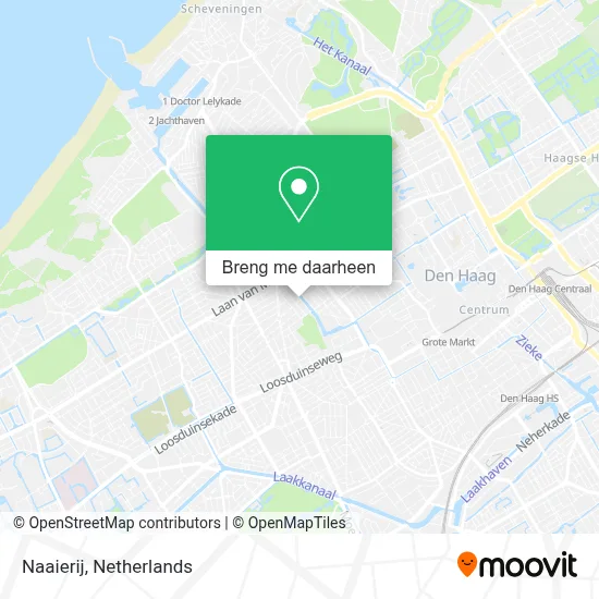 Naaierij kaart