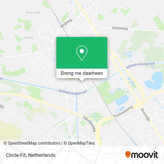 Circle-Fit kaart
