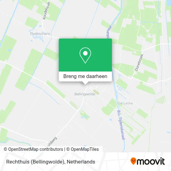 Rechthuis (Bellingwolde) kaart