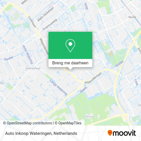 Auto Inkoop Wateringen kaart