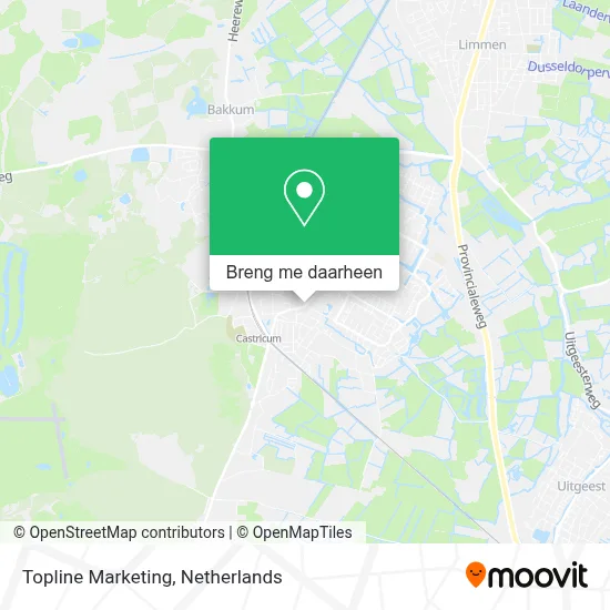 Topline Marketing kaart