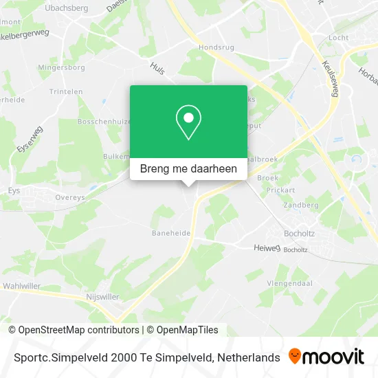 Sportc.Simpelveld 2000 Te Simpelveld kaart