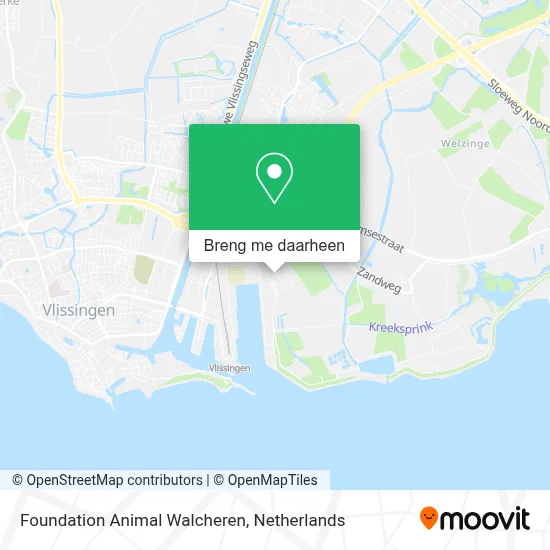 Foundation Animal Walcheren kaart