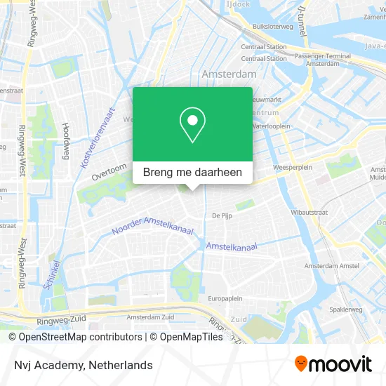 Nvj Academy kaart