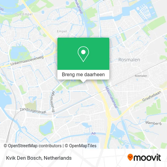 Kvik Den Bosch kaart